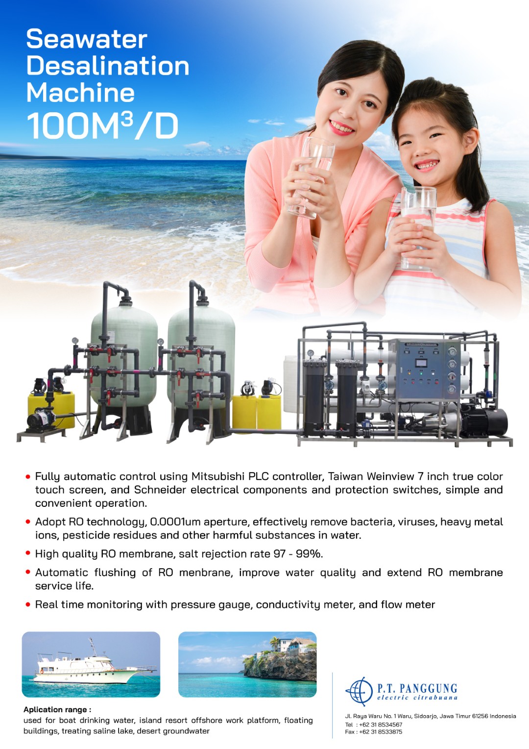 Reverse Osmosis 100m3